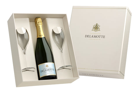 Champagne Brut (geschenkdoos 2 glazen)