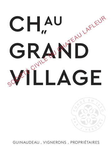 Château Grand Village Rouge 2017 magnum