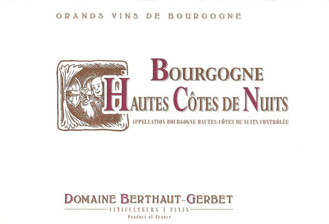 Bourgogne Hautes Côtes de Nuits 2022
