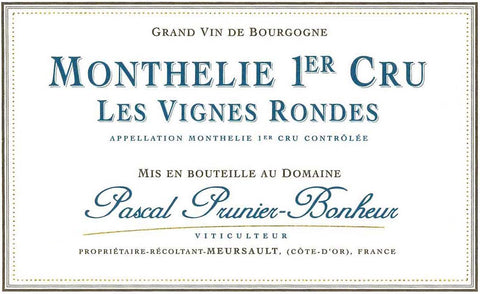 Monthelie Les Vignes Rondes 1er Cru 2019