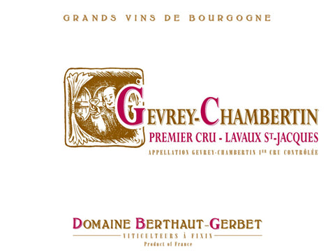 Gevrey Chambertin Lavaut St. Jacques 1er Cru 2022